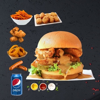 Çıtır Burger Solo Macera Menü görseli