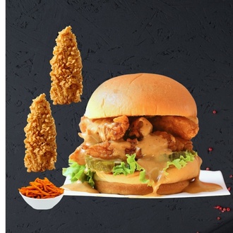 Çıtır Yalnız Kurt Burger Menü (1 Kişilik) görseli
