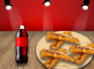 3'Lü Large Tavuk Döner Dürüm Menü görseli