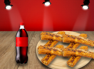 4'Lü Large Tavuk Döner Dürüm Menü görseli