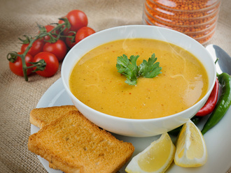 Adan Usulü Kuzu Kemik / İlik Sulu Mercimek Çorbası görseli