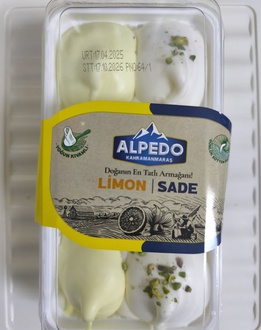Alpedo Limon-sade Dondurma 500Gr görseli