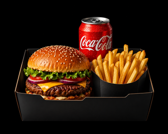 Truffle Burger Menü görseli