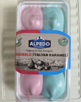 Alpedo Big Bubble-italyan Karamel Dondurma 500Gr görseli
