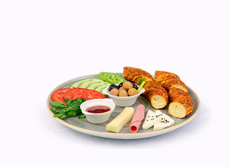 Simit Kahvaltı Tabağı görseli