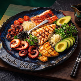 269- Havyar & Parmesanlı Lüx Fish Plate görseli
