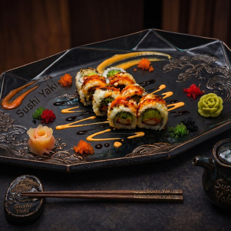 155- Sake Ten Roll (8 Pcs.) görseli