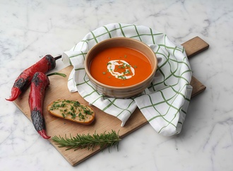 Köz Biberli Domates Çorbası görseli