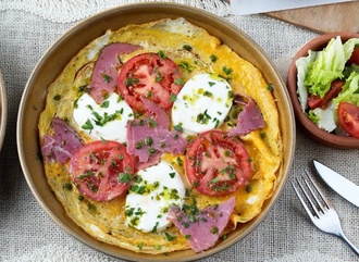 Omlet Füme Et - Mozerella görseli