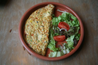 Mantarlı Omlet görseli