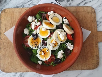 Yumurtalı Kahvaltı Salatası görseli