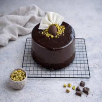 Çikolatalı & Fıstıklı Pasta (6-8 Kişilik) görseli