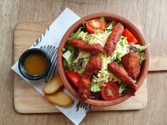 Çıtır Tavuk Salata görseli