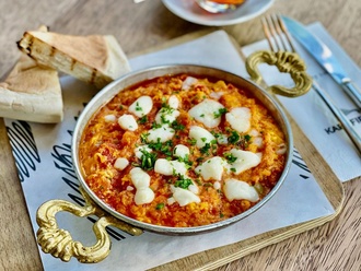 Beyaz Peynirli Menemen görseli