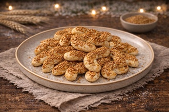 Susamlı Tuzlu Kurabiye (500 Gr.) görseli