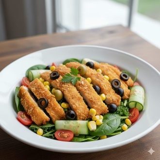 Çıtır Tavuklu Salata görseli
