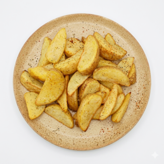 Kajun Baharatlı Elma Dilim Patates Kızartması görseli