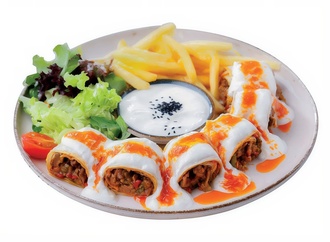 Yoğurtlu Tantuni Dürüm (Etli) görseli