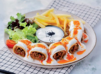 Yoğurtlu Tantuni Dürüm (Tavuklu) görseli