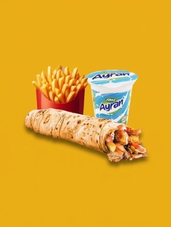 Medium Dürüm (90 Gr.) + Ayran görseli