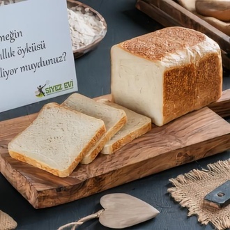 Ekşi Mayalı Sütlü Tereyağlı Tost Ekmeği görseli