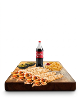 3 Lü Hatay Usulü Dürüm+1l Kola görseli