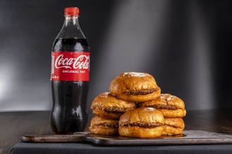 6 Lı Islak Hamburger Menü+coca Cola 1 Lt. görseli
