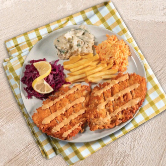 Sriracha Mayo Soslu Schnitzel görseli