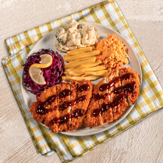 Barbekü Soslu Schnitzel görseli