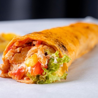 Cheddar Peynirli Tavuk Döner Dürüm Medium ( M ) görseli