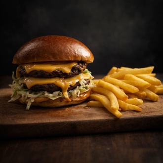 Double Cheeseburger görseli