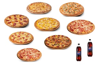 8'Li Pizza (Büyük Boy) Menü görseli