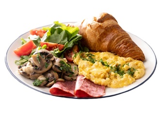 Kruvasanlı Sıcak Kahvaltı görseli