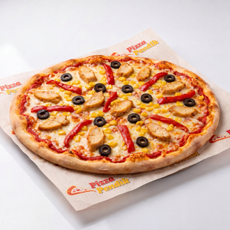 Tavuklu Pizza (Büyük) görseli