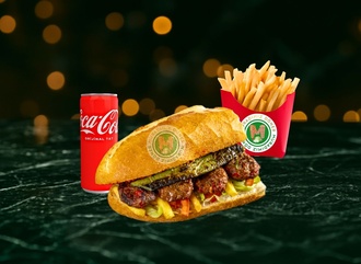 Yarım Ekmek Izgara Köfte Menü (3 Adet Köfte) + Patates + İçecek görseli