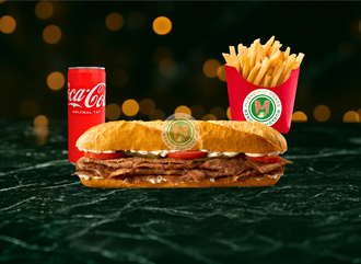 Et Döner Menü – 150 Gr Tam Ekmek + Patates + İçecek görseli