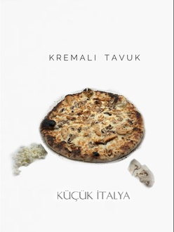 Kremalı Tavuklu Pizza görseli