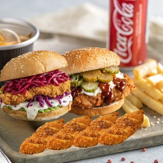 2'Li Doirio Chicken Burger Menü görseli