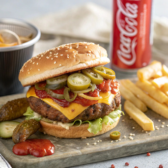 Louisiana Fire Burger görseli