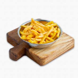 Cheddar Soslu Patates görseli