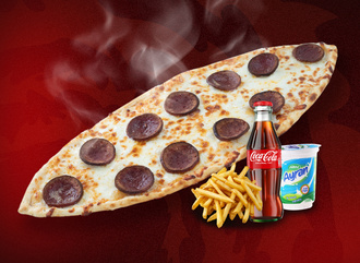 Sucuklu Kaşarlı Pideco Menüm görseli