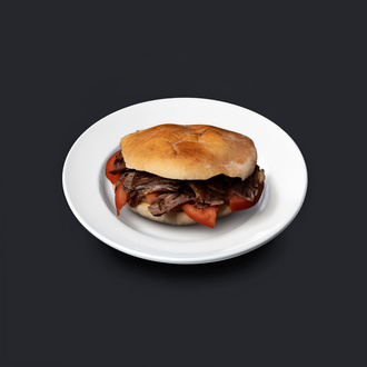 Tombik Ekmek Et Döner (80 Gr. Yaprak Et Döner) görseli