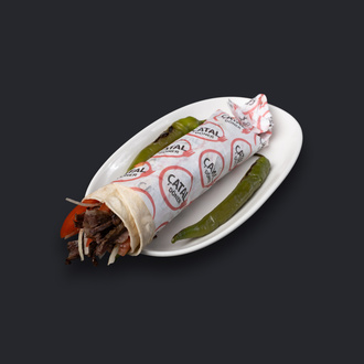 Lavaş Dürüm Et Döner (80 Gr. Yaprak Et Döner) görseli