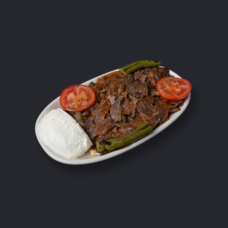 İskender (130 Gr. Yaprak Et Dönerden) görseli