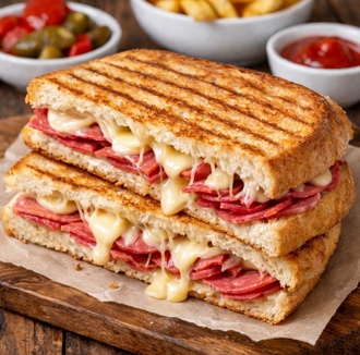 Salamlı Kaşarlı Tost görseli