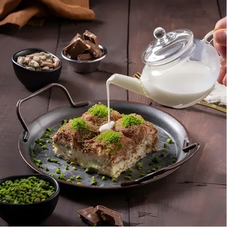 Çikolatalı Fıstıklı Soğuk Baklava (500G) görseli