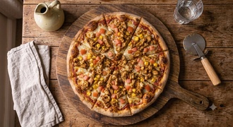 Bbq Chicken Pizza (28 Cm) görseli