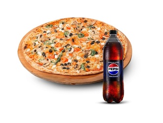 Büyük Boy Pizza Menü (2 - 3 Kişilik) görseli