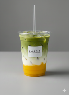Iced Mango Matcha Latte görseli
