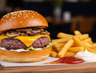 Mush Burger Menü görseli
